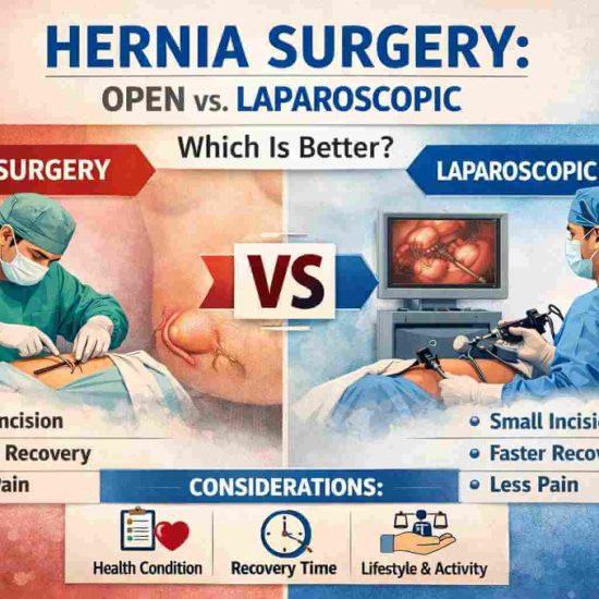 Hernia Surgery: Open vs. Laparoscopic