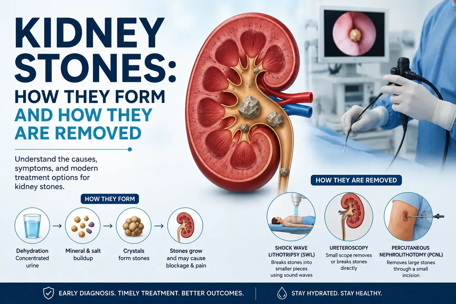 Kidney Stones How They Form and How They Are Removed